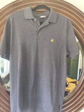 Brooks Brothers Polo Mens Medium Gray